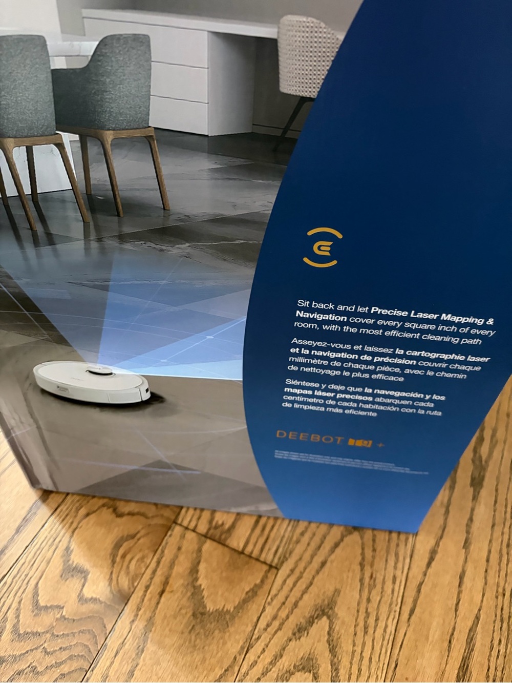 DEEBOT T9+ Robotic Vacuum and mop - White